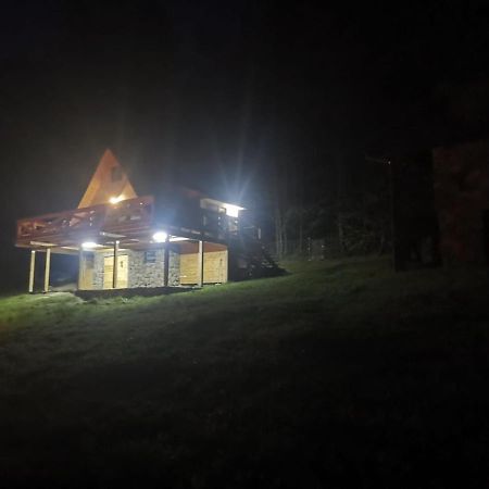 Dom Na Wzgorzu Villa Pluski Exteriör bild